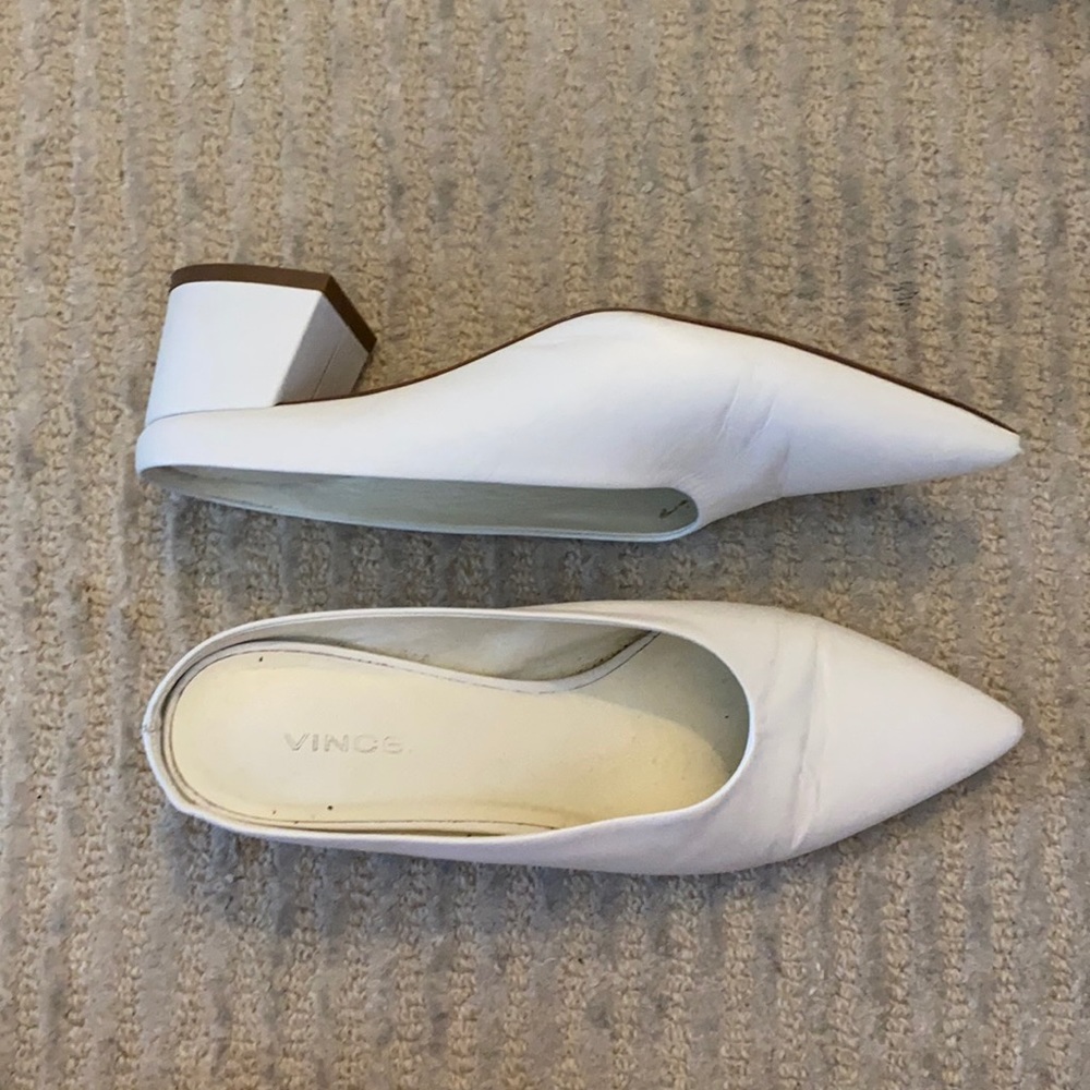 Vince White Mules